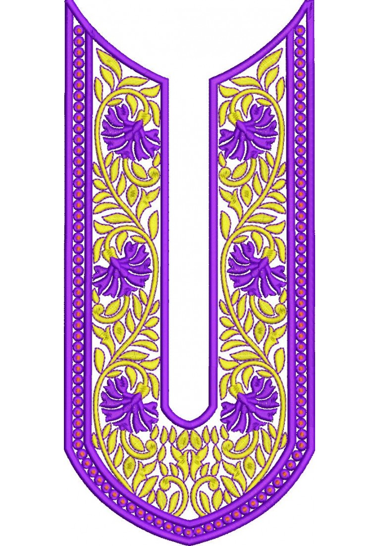 Kurta For Men Neck Embroidery Design MN10071