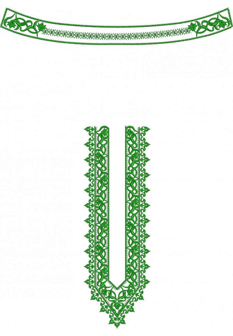 Kurta For Men Neck Embroidery Design MN10087