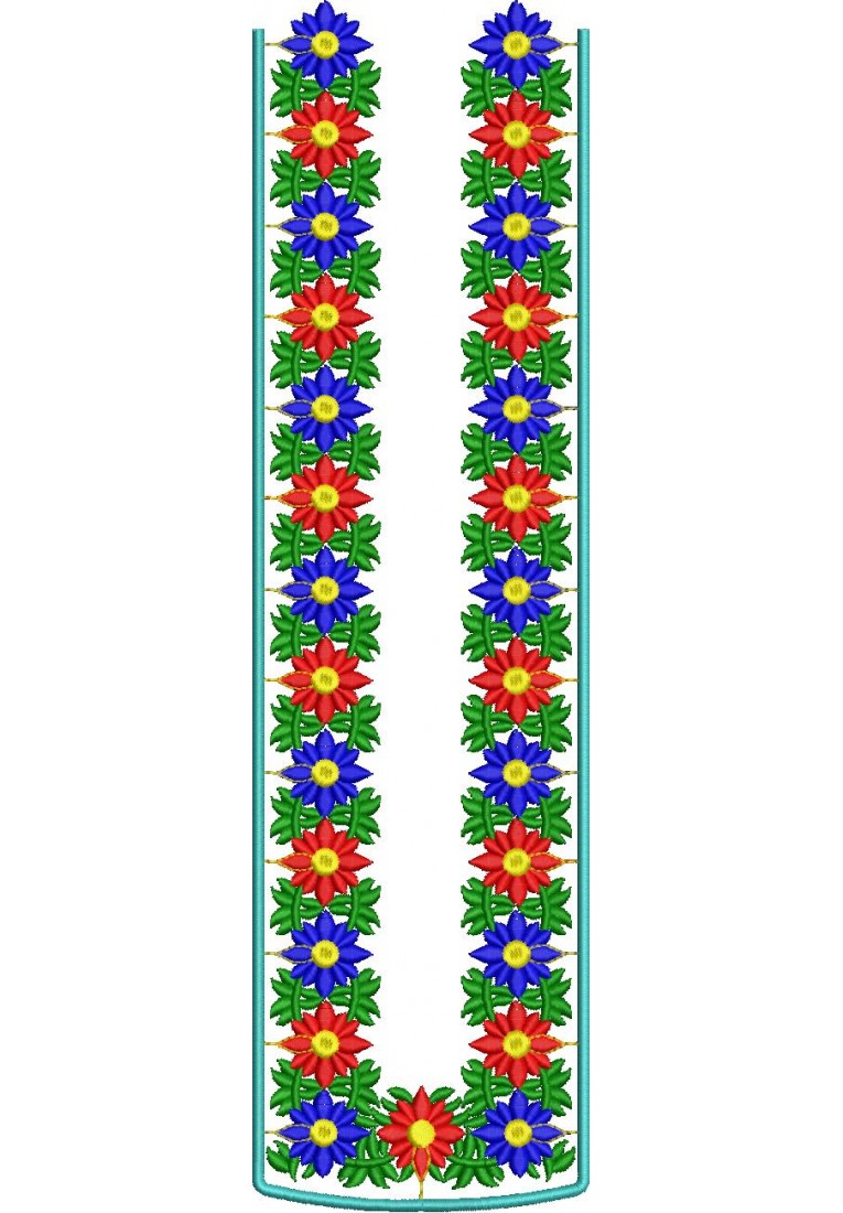 Kurta For Men Neck Embroidery Design MN1008