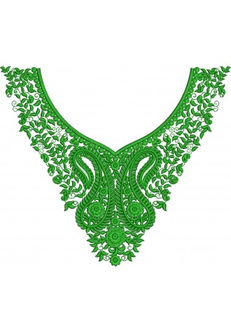 Neck Embroidery Design For Kurti And Tops