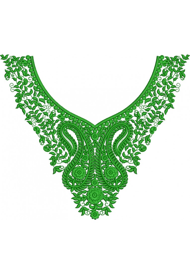 Neck Embroidery Design For Kurti And Tops