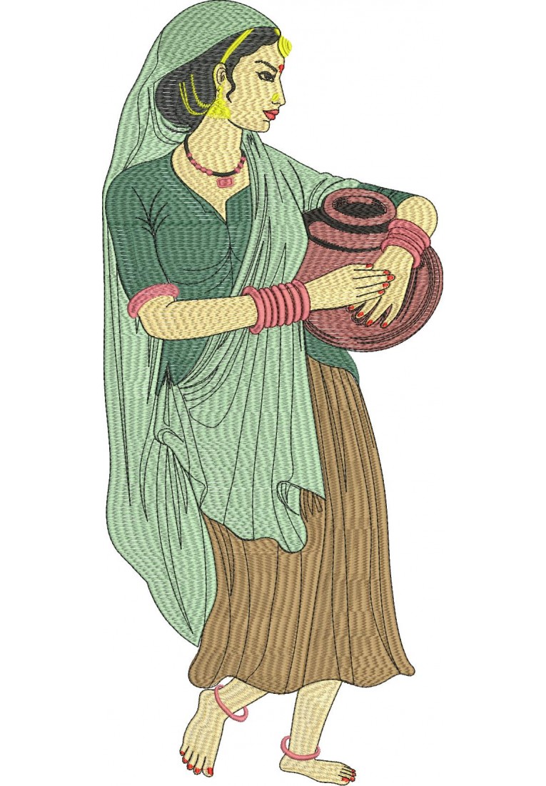 Wall Art Embroidery Design WA11017