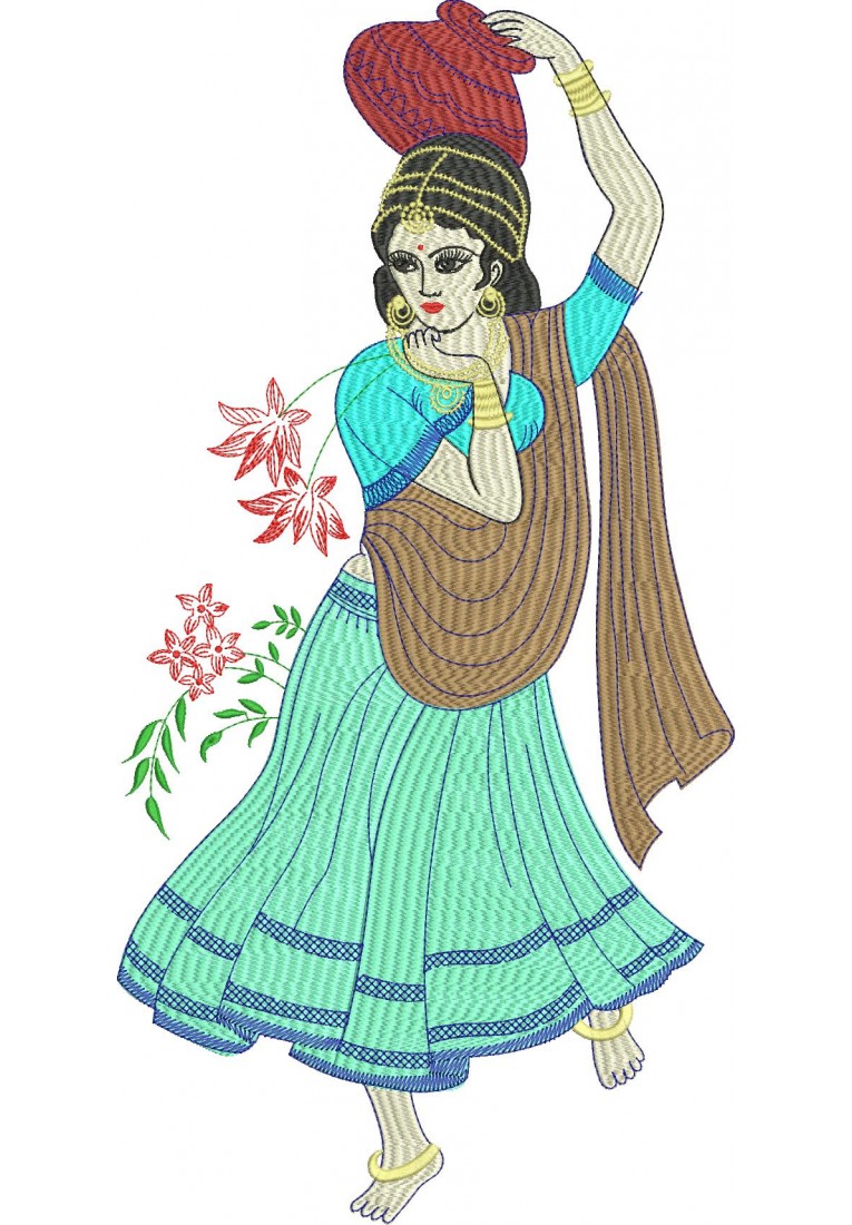 Wall Art Embroidery Design WA11018