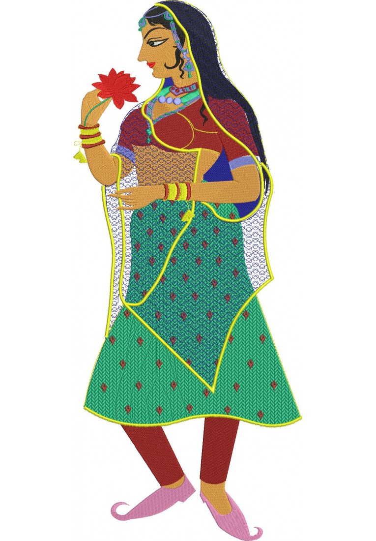 Wall Art Embroidery Design WA11020